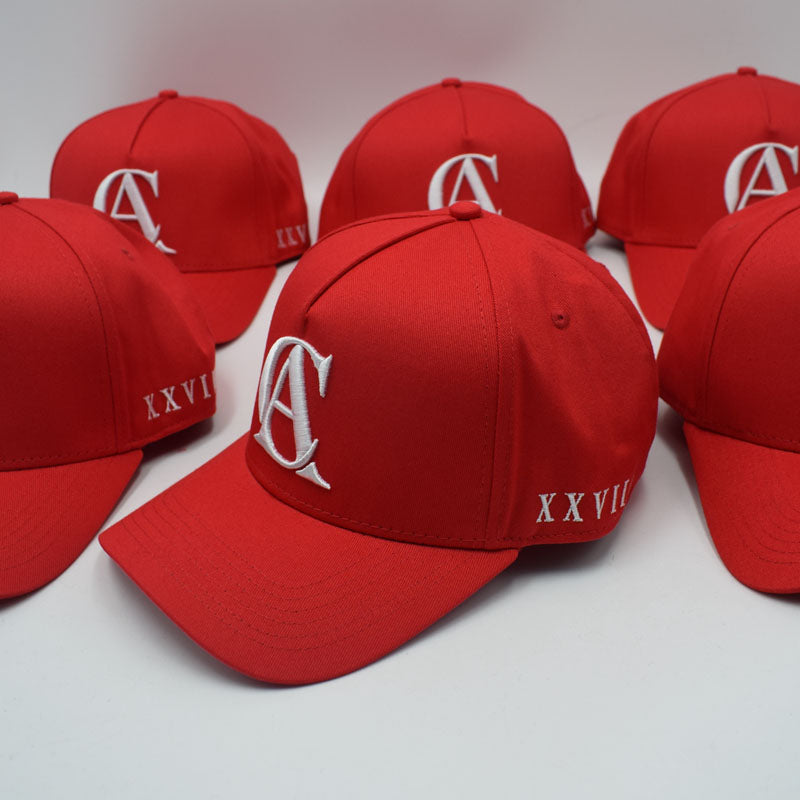 CHERRY RED A-FRAME SNAP BACK